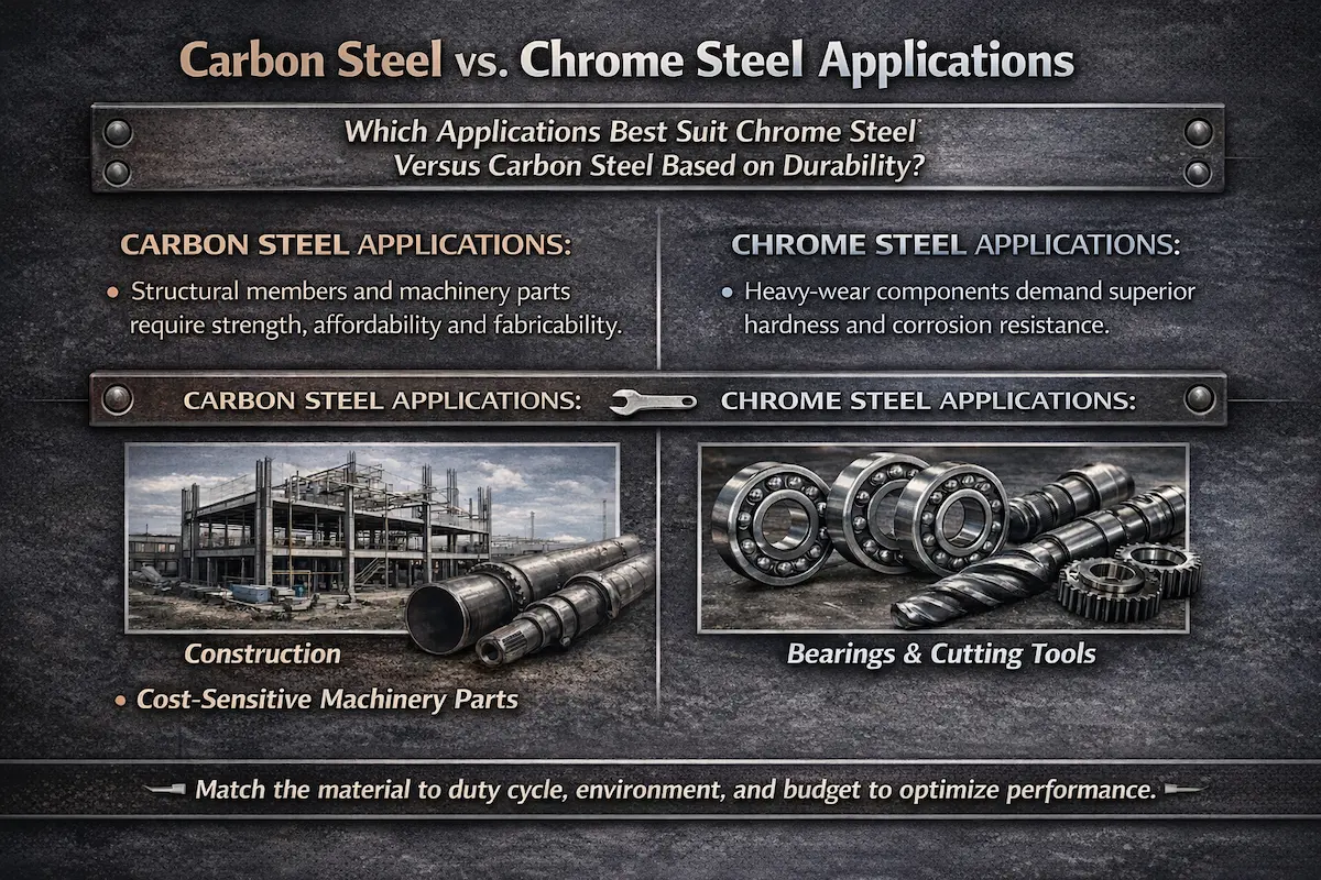 Chrome Steel Vs Carbon Steel: Comprehensive Durability Comparison And Performance Insights