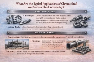 Chrome Steel Vs. Carbon Steel — Key Differences And Industrial Uses